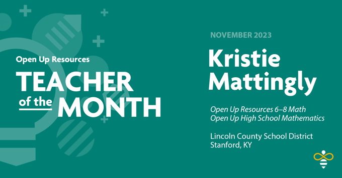 Kristie Mattingly November 2023 Teacher of the Month