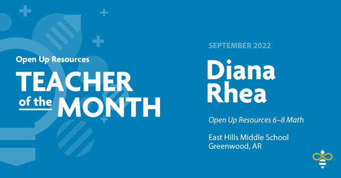 Teacher of the Month September 2022: Diana Rhea