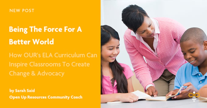 ELA Curriculum Creating Advocacy in the Classroom