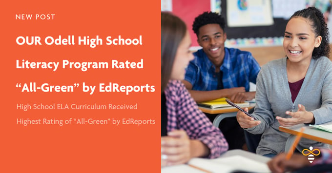 OUR Odell High School Literacy Program Rated “All-Green” by EdReports